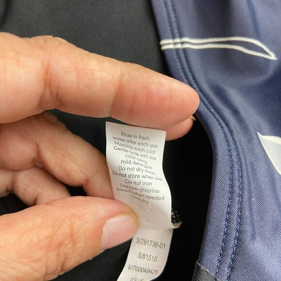 Athleta Fiore Blue Floral One Piece Size Small - Picture 14 of 15